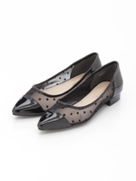 ドットチュールフラットシューズ/ドット