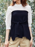 ニットベアビスチェ/ブラック