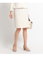 ネオブライトツイードスカート/ライトベージュ(451)