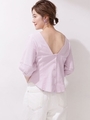 バックオープンプルオーバー/ラベンダー