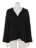 バッククロスカフスシャツ/ブラック