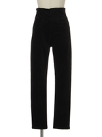 バックレースアップベッチンパンツ/ブラック