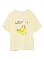 バナナモチーフTシャツ/YEL