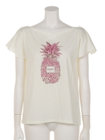 パイナップルロゴTシャツ/WH