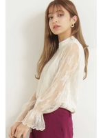 フレアカフスレーストップス/エクリュ(030)