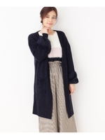 ポケットフェザートッパーカーディガン/ネイビー(093)