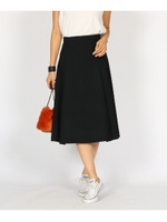 ミモレボックススカート/ブラック(019)