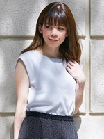 ミラノリブフレンチニット/グレージュ