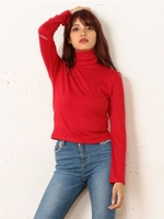 メッセージタートルトップス/レッド