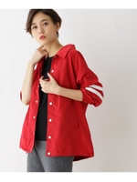 ライン　コーチジャケット/レッド(062)