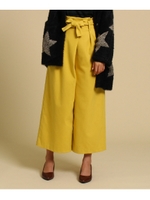 ラッピングウエストワイドパンツ/マスタード(033)