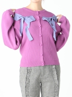 リボンテープカーディガン/PPL