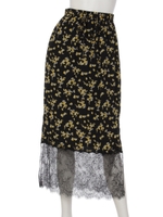 レースヘムロングタイトSK/ミックス1