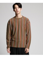 レジメンストライププルオーバー/ブラウン(342)