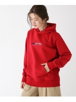 ロゴ ブランドロゴ 刺繍 パーカー WEB限定/ワインレッド(063)