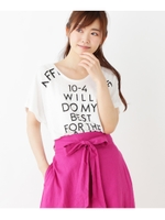 ロゴTシャツ/ホワイト系(002)