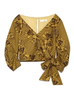 幾何花柄トップス/MST