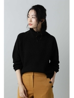 畦ニットプルオーバー/クロ(010)