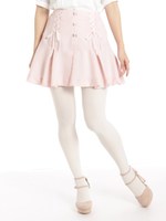 飾りホック付スカート/ピンク