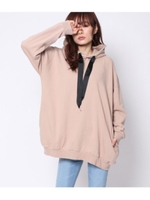 太紐フードパーカー/ベージュ(005)