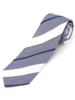 丹後紗織りネクタイ[ メンズ ネクタイ ]/ライトブルー(391)