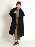 着流しオーバーサイズコート/DARKNAVY