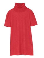 半袖ラメニット/RED