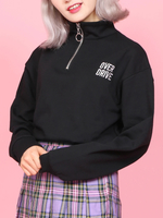 WC/ハーフリングジップスウェット