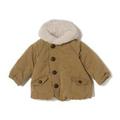 【30%OFF】2WAYボア衿裏起毛バルーンコート