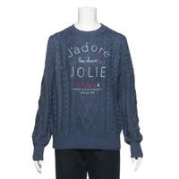 【30%OFF】【トドラーサイズ向け】ロゴケーブルクルーネックセーター