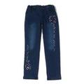 【30%OFF】お花刺しゅう入り裏起毛パンツ