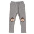 【30%OFF】ファニーゴリラプリントつき裏起毛ストレッチレギンス