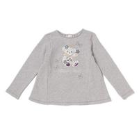 【40%OFF】テディベアアップリケ裏毛トレーナー