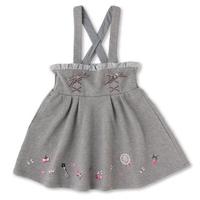 【50%OFF】レースアップハイウエストジャンパースカート