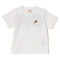 【50%OFF】ワンポイント刺しゅう入りバックロゴプリントTシャツ