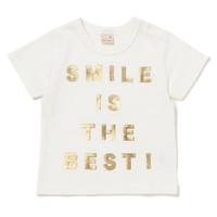 【50%OFF】箔プリントロゴTシャツ