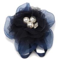 チュールお花コサージュ