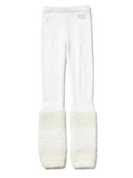 'ジェラート'2ボーダーレッグウォーマーレギンス/YEL