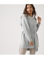 BELT SET V NECK KNIT TUNIC/T.GRY