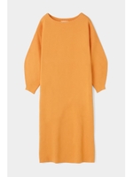 BOATNECK KNIT ドレス/L/ORG1