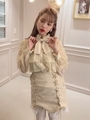 DB 4frill lace B/L/ベージュ
