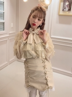 DB 4frill lace B/L/ベージュ