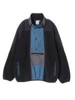 FLEECE PULLOVER JACKET/ブラック