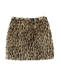 FUR MINI SKIRT/ベージュ