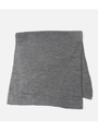 GARTER STITCH MUFFLER/L/GRY1