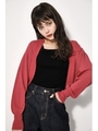 HG KNIT BOLERO/PNK