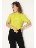 HIGH NECK FIT TOPS/LIME