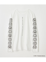 MIKUMOJI LONG SLEEVE TEE/WHT