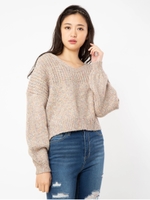 MIXボリュームニット/ベージュ