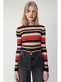 MULTI STRIPED ニットトップス/柄ORG5